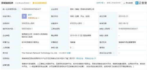 健康子公司資本實力大幅提升，注冊資本增至5000萬，增幅達150%，著力拓展人工智能與公共服務技術咨詢服務